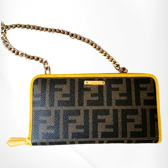 Fendi Handbags - FENDI Vintage Zucca Crossbody Wallet- Authenticated- M0399-GRP-159-8210